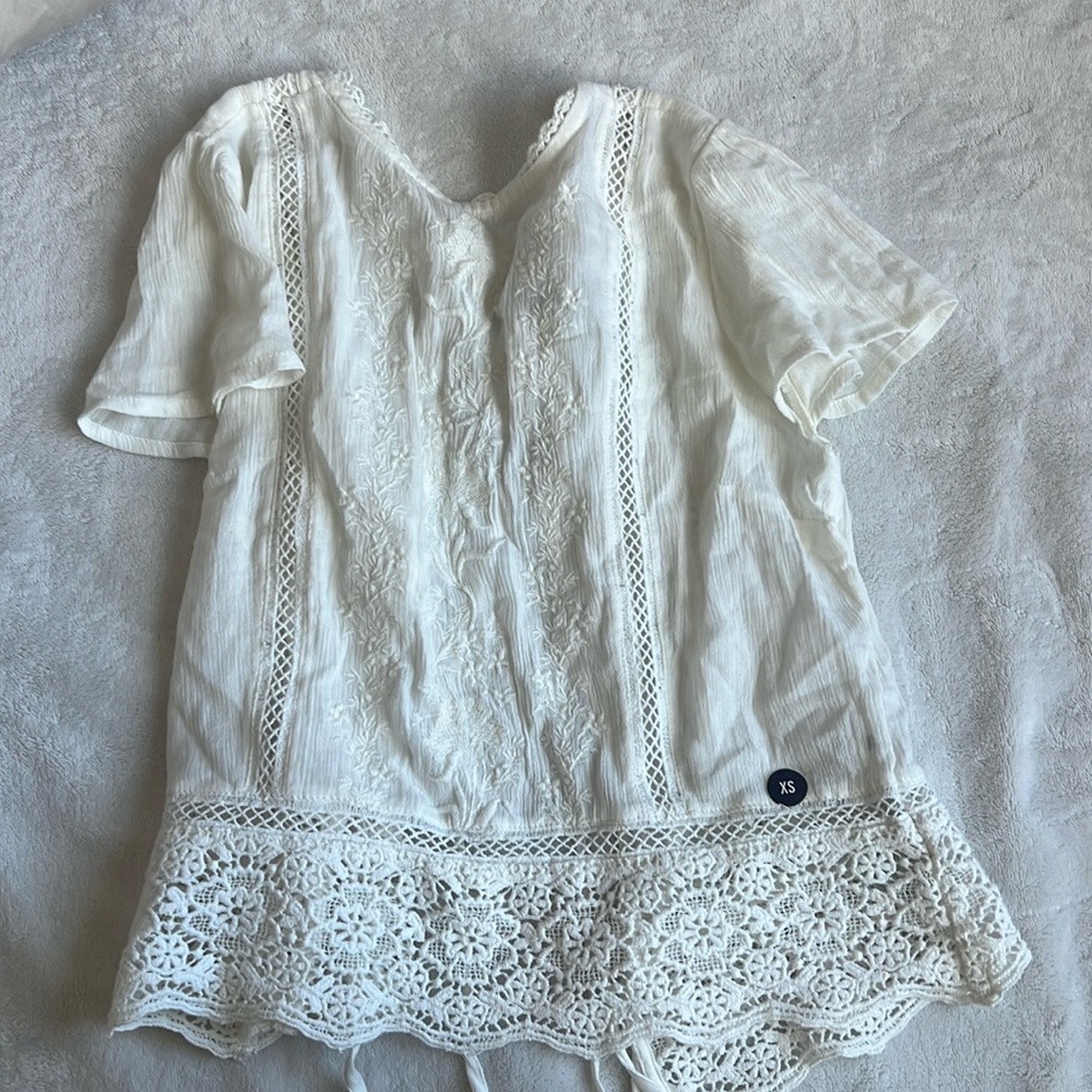 Abercrombie&Fitch cream top XS